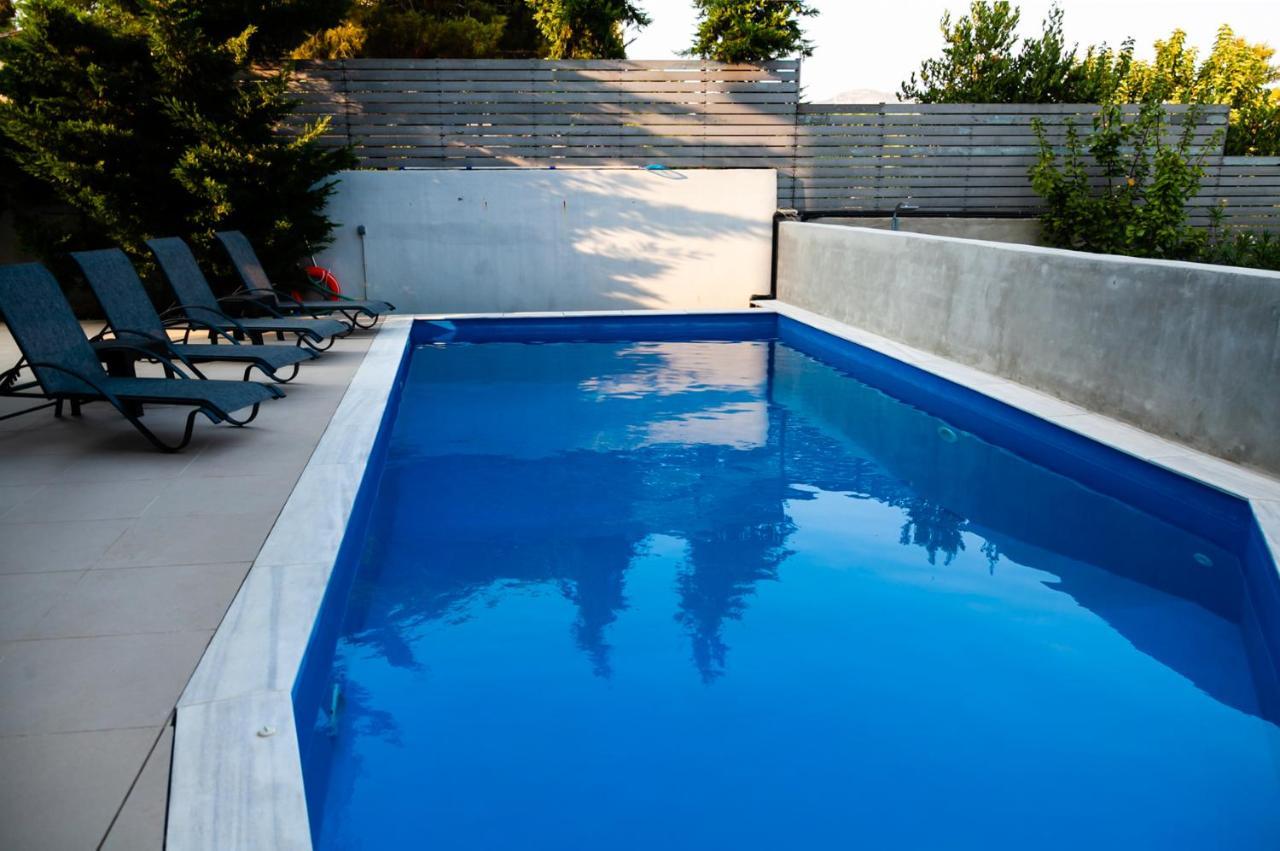 Seaview Pool Villa Near Beach And Athens Airport Pórto Ráfti 外观 照片