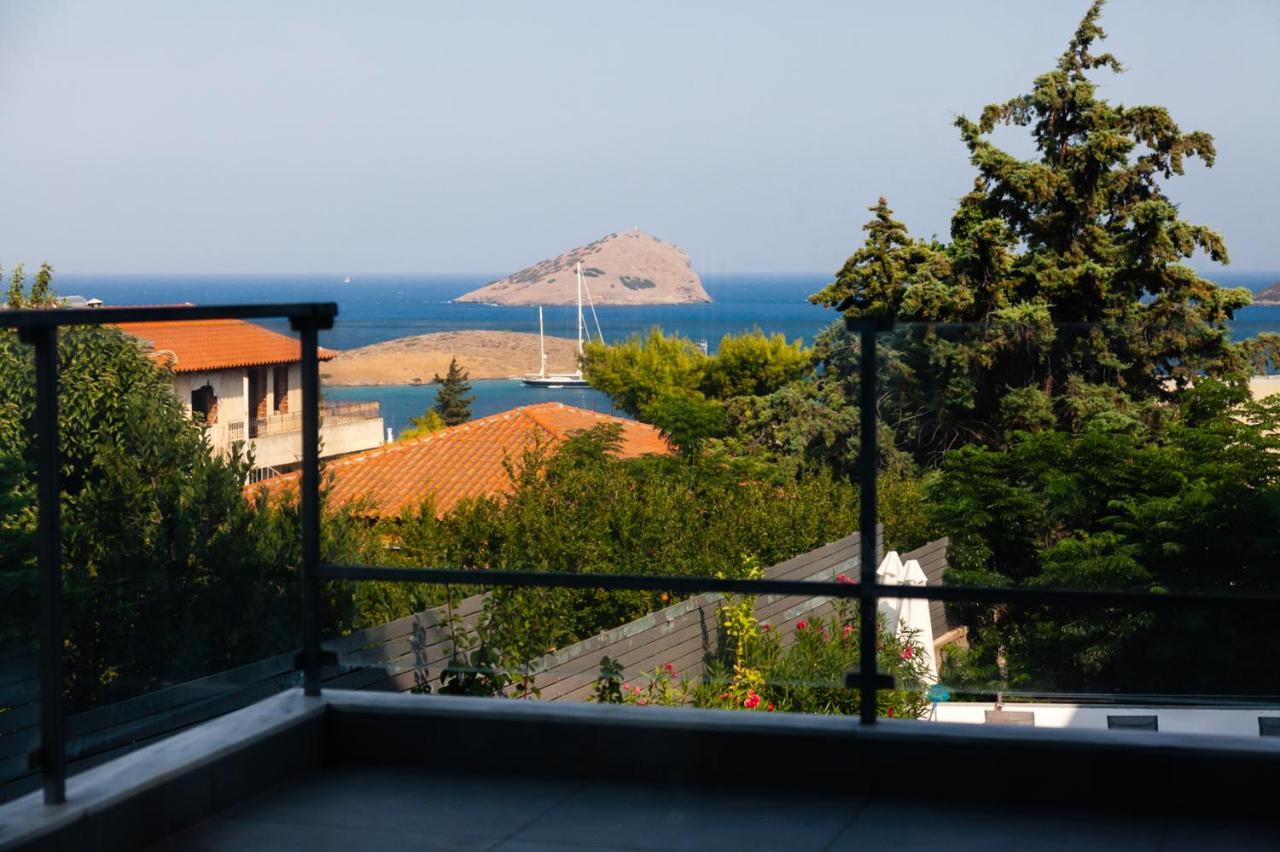 Seaview Pool Villa Near Beach And Athens Airport Pórto Ráfti 外观 照片