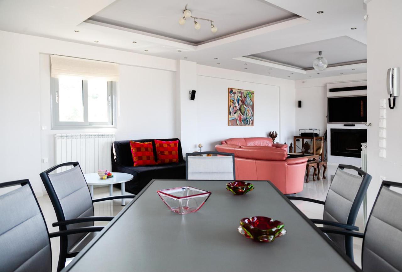 Seaview Pool Villa Near Beach And Athens Airport Pórto Ráfti 外观 照片