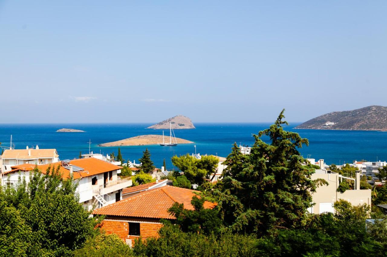 Seaview Pool Villa Near Beach And Athens Airport Pórto Ráfti 外观 照片