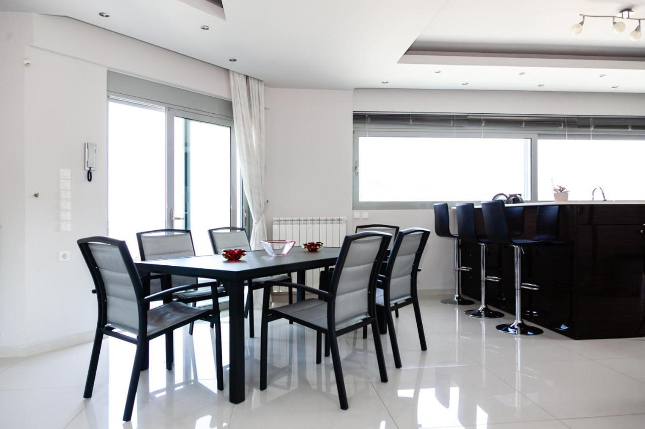 Seaview Pool Villa Near Beach And Athens Airport Pórto Ráfti 外观 照片