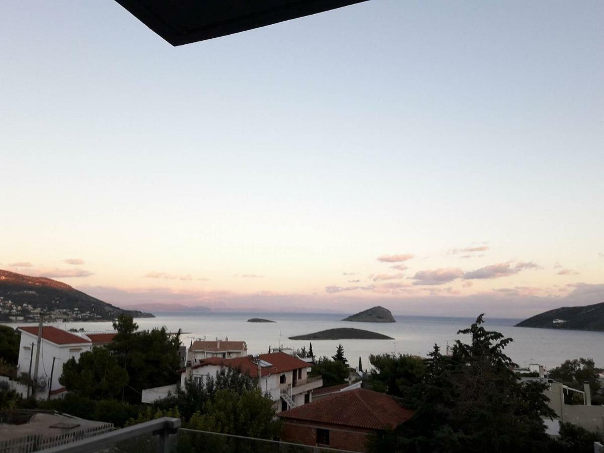 Seaview Pool Villa Near Beach And Athens Airport Pórto Ráfti 外观 照片