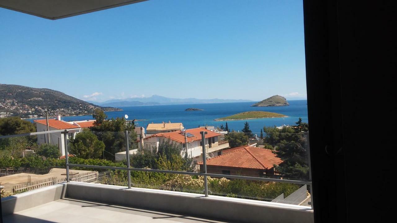 Seaview Pool Villa Near Beach And Athens Airport Pórto Ráfti 外观 照片